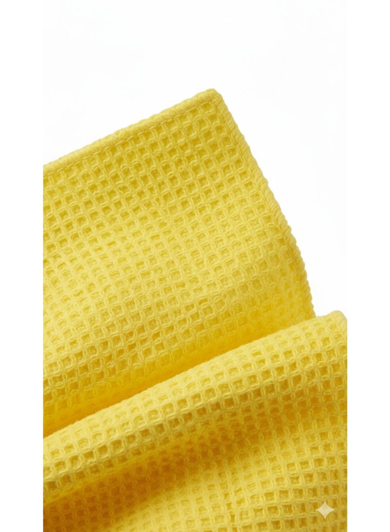 روماتكس رول فوط تنظيف متعددة الاستخدامات للمطابخ والمنزل والمكاتب، مناشف قماشية عالية الجودة 20 قطعة باللون الأصفر، قوية الامتصاص، سهلة التقطيع والفصل، مثالية للأسطح الزجاجية والخشبية والمعدنية والسيراميكية، رول مناشف للتنظيف الجاف والرطب، أدوات تنظيف احترافية للمنزل والمطبخ والمطاعم، فوط منزلية مقاومة للخدش وسريعة الجفاف - Image 2